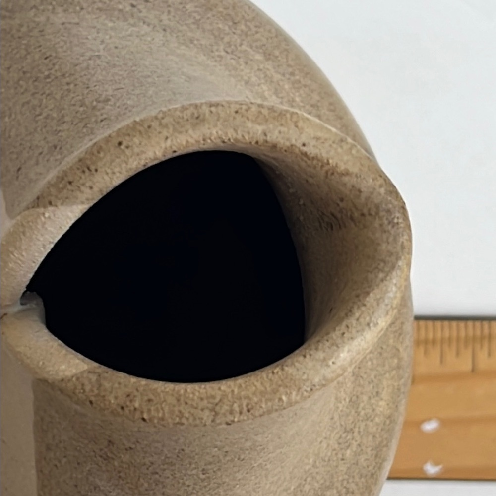 Brown Studio Pottery Ceramic Teapot Creamer Pitcher Made by Rose Minimalist - Picture 11 of 13